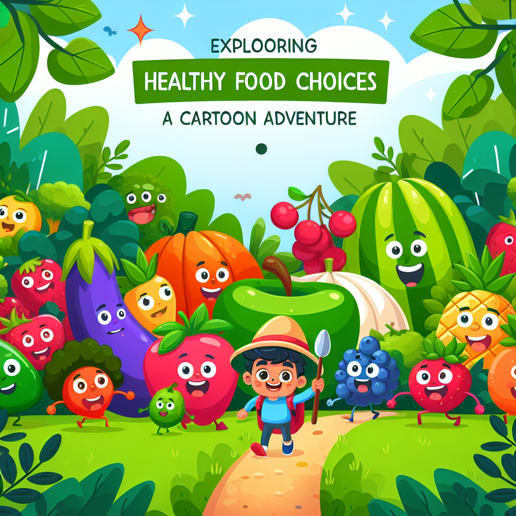Exploring Healthy Food Choices: A Cartoon Adventure in Makanan Sehat